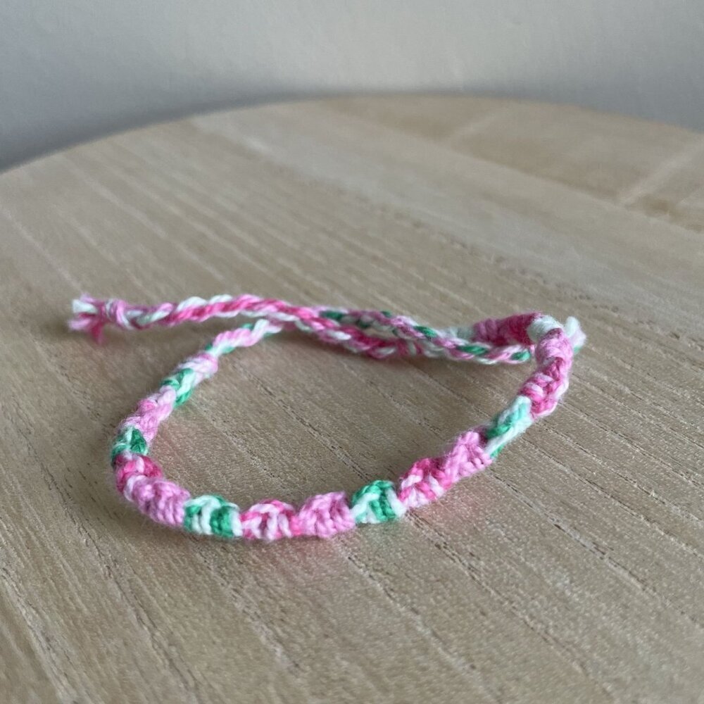 Maris Bracelet, anklet, trendy, comfortable, tie, embroidery thread, woven, gift